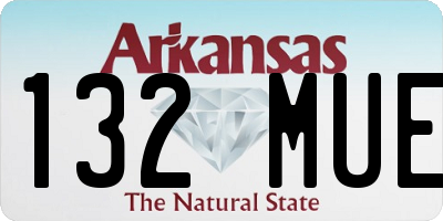 AR license plate 132MUE