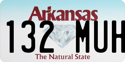 AR license plate 132MUH
