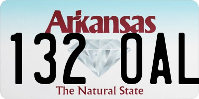 AR license plate 132OAL