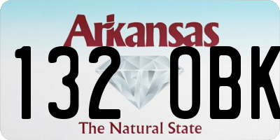 AR license plate 132OBK
