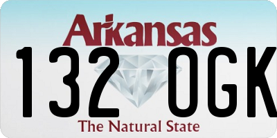 AR license plate 132OGK
