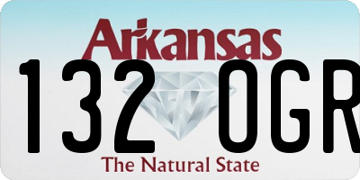 AR license plate 132OGR