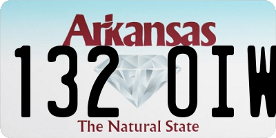 AR license plate 132OIW