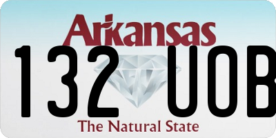 AR license plate 132UOB