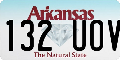 AR license plate 132UOV