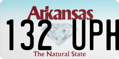 AR license plate 132UPH