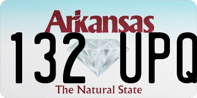 AR license plate 132UPQ