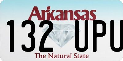 AR license plate 132UPU