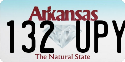 AR license plate 132UPY