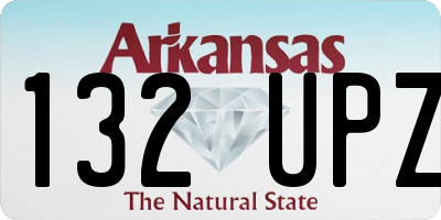 AR license plate 132UPZ