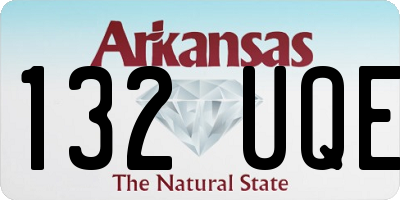 AR license plate 132UQE