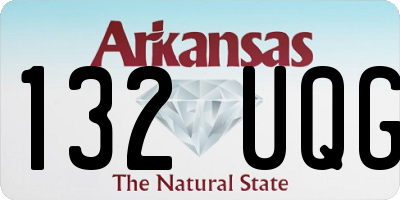 AR license plate 132UQG