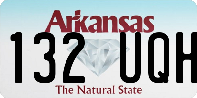AR license plate 132UQH