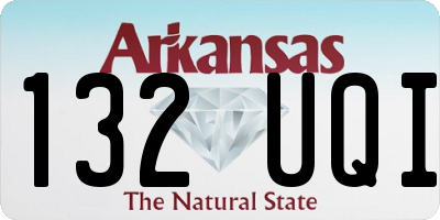 AR license plate 132UQI