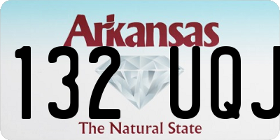AR license plate 132UQJ
