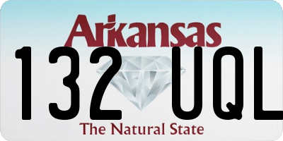 AR license plate 132UQL