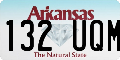 AR license plate 132UQM