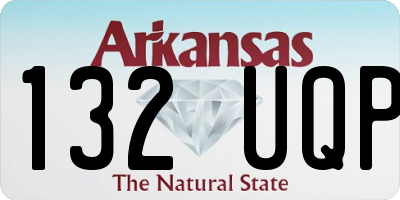 AR license plate 132UQP