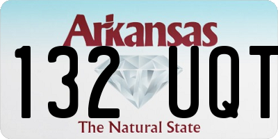 AR license plate 132UQT