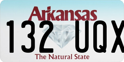 AR license plate 132UQX