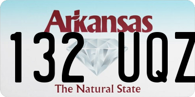 AR license plate 132UQZ