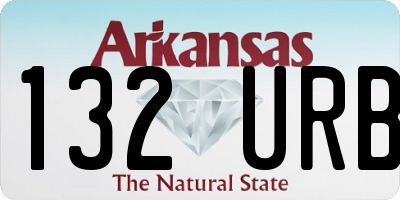 AR license plate 132URB