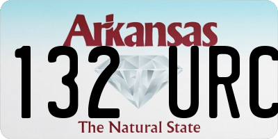AR license plate 132URC