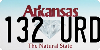AR license plate 132URD