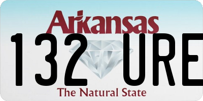 AR license plate 132URE
