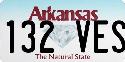 AR license plate 132VES