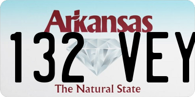 AR license plate 132VEY