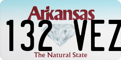 AR license plate 132VEZ
