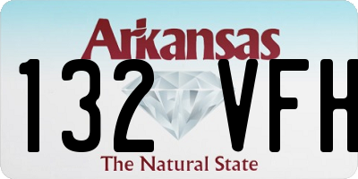 AR license plate 132VFH
