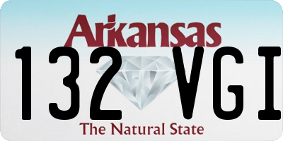 AR license plate 132VGI