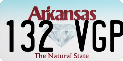AR license plate 132VGP