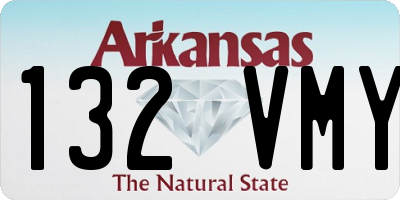 AR license plate 132VMY