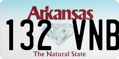 AR license plate 132VNB