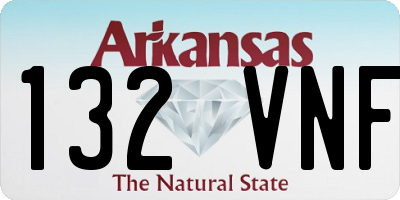 AR license plate 132VNF
