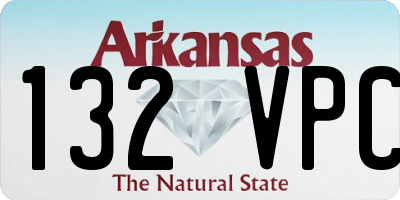 AR license plate 132VPC