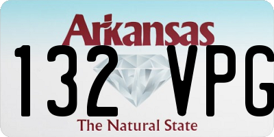 AR license plate 132VPG