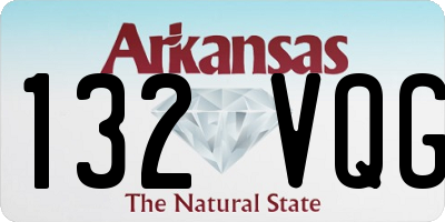 AR license plate 132VQG