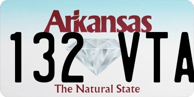 AR license plate 132VTA