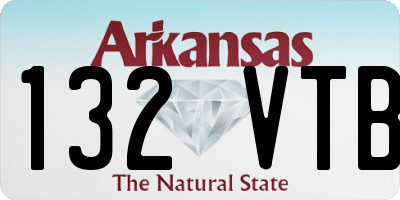 AR license plate 132VTB