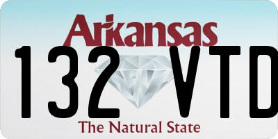 AR license plate 132VTD