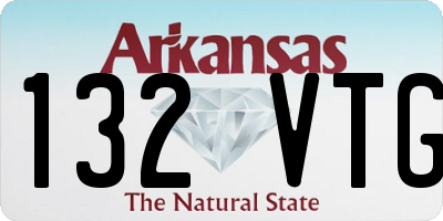AR license plate 132VTG