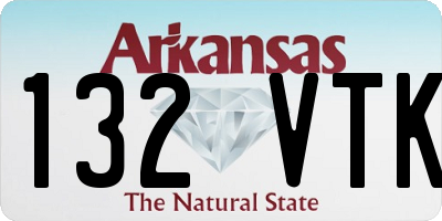 AR license plate 132VTK