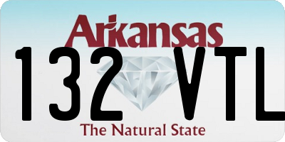AR license plate 132VTL