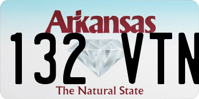 AR license plate 132VTN