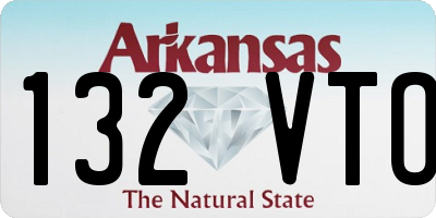 AR license plate 132VTO