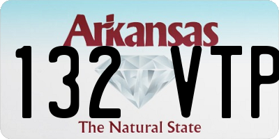 AR license plate 132VTP